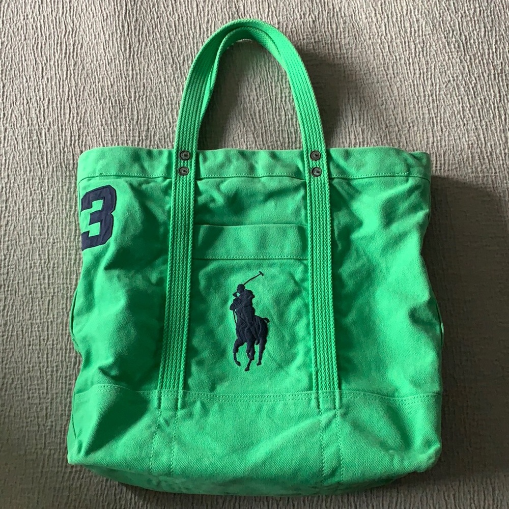Polo Ralph Lauren green bag